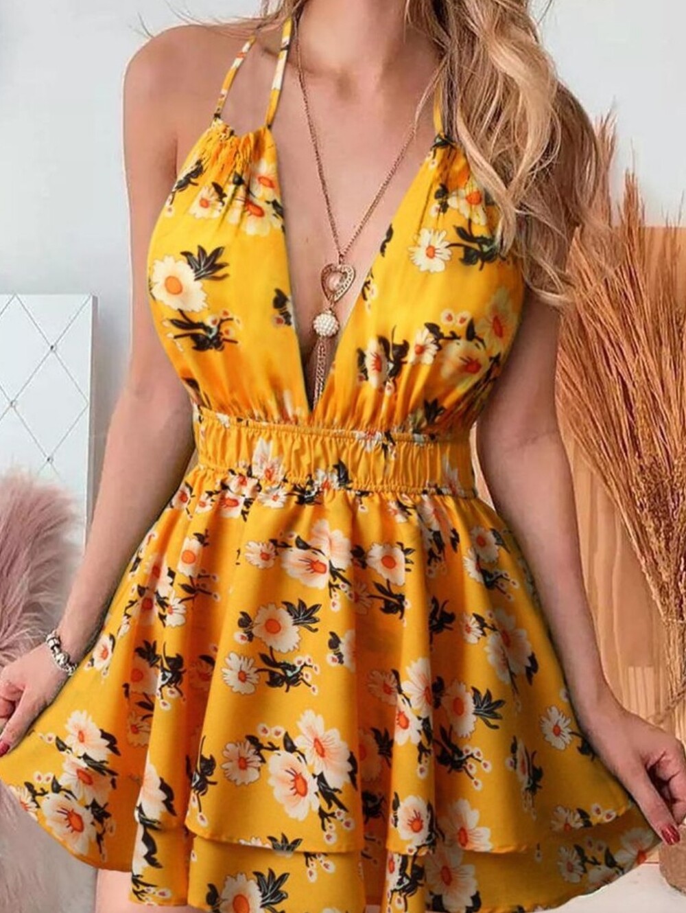 💥SALE💥  Open Back Floral Summer Dress